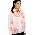 Produktbild: halsüberkopf Pashmina Schal für Damen in vielen modischen Farben bestehend aus 100% Viskose (Apricot)