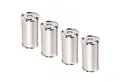 Produktbild: SO-TECH® Möbelfuß RADO Ø 50 mm Höhe 50 - 400 mm Aluminiumoptik chrom, (4-St)