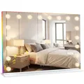 Produktbild: Hollywood Spiegel 80x60 cm Schminkspiegel mit Beleuchtung, RGB-Licht, Bluetooth