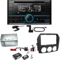 Produktbild: Kenwood DPX-7300DAB Bluetooth Digitalradio USB CD Einbauset für Mazda MX-5 NC