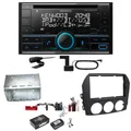 Produktbild: Kenwood DPX-7300DAB Bluetooth Digitalradio USB CD Einbauset für Mazda MX-5 NC