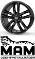 Produktbild: 4x MAM RS3 7x16 5/112,0 ET48 matt Black Painted