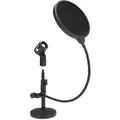 Produktbild: McGrey MST-20 Mikrofon Tischstativ mit Popkiller Set