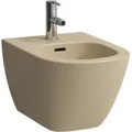 Produktbild: LAUFEN LUA Wandbidet, mit Überlauf, 1 Hahnloch, 360x520mm, Eckventile innenliegend, H8300810183021, Farbe: Bahamabeige