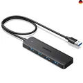 Produktbild: UGREEN 4-Port USB 3.0 Hub mit 60cm Kabel, USB Verteiler 5Gbps USB
