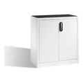 Produktbild: C+P Werkzeug-Beistellschrank mit Drehtüren, innen 1 Boden, H1000xB930xT500mm Front Lichtgrau Korpus Lichtgrau