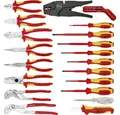 Produktbild: Knipex Werkzeugkoffer Knipex 00 21 20 Elektriker Werkzeugkoffer bestückt 20teilig (B x H x