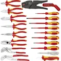 Produktbild: Knipex  00 21 20 Elektriker Werkzeugkoffer bestückt 20teilig (B x H x T) 480 ...