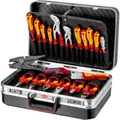 Produktbild: Knipex Werkzeugsortiment Vision Elektriker 20-teilig im ABS-Koffer , 002120