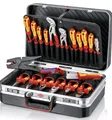 Produktbild: KNIPEX Vision24 Elektro Werkzeugkoffer mit 20 Werkzeugen - Schwarz (00 21 20)