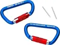 Produktbild: KNIPEX Materialkarabiner - 48 x 12 mm (Packung mit 2)