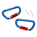 Produktbild: KNIPEX 00 50 03 T BK Materialkarabiner 2 Stück 82 mm