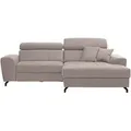 Produktbild: Carryhome Ecksofa, Beige, Textil, 3-Sitzer, Füllung: Schaumstoff, Ottomane rechts, L-Form, 267x181 cm, Stoffauswahl, Liegefunktion, seitenverkehrt erhältlich, Rücken echt, Wohnzimmer, Sofas & Couches, Wohnlandschaften, Ecksofas