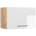 Produktbild: Vicco Hängeschrank, Weiß Hochglanz, Honigeiche, Holzwerkstoff, 1 Fächer, Rechteckig, 60x40x34.1 cm, Küchen, Küchenmöbel, Küchenschränke, Küchenoberschränke