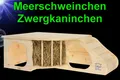 Produktbild: Nager großes 🐹🐇 HOLZ ZWERGKANINCHEN HAUS Meerschweinchen Zubehör Nest