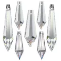 Produktbild: Kristall Set 'Spitzen' 7 tlg. 38-63mm Crystal 30% PbO ~ Feng Shui Regenbogen