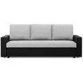 Produktbild: Sofa, Grau, Schwarz, Textil, 3-Sitzer, 220x92x92 cm, Wohnzimmer, Sofas & Couches, Sofas, 3-Sitzer Sofas