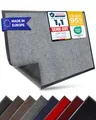 Produktbild: Entrando Fußmatte 40x60 cm - Fussmatte innen & aussen - Rutschfester Rückseite – waschbare Schmutzfangmatte für Eingangsbereich, saugstark & farbneutral, Fußabtreter (Grau)