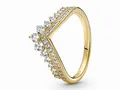 Produktbild: Pandora zeitloser Wunsch Tiara Ring - 167736C01-54 - Gelbgold vergoldet - Zirkonia - Gr. 54