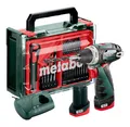 Produktbild: Metabo PowerMaxx BS Basic Set Mobile Werkstatt Akku-Bohrschrauber 2 x 2 Ah Li-Ion im Kunststoffkoffer - 600080710