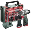 Produktbild: Metabo PowerMaxx BS Basic Set 600080710 Akku-Bohrschrauber 12V 2Ah Li-Ion inkl. 2. Akku, inkl. Ladegerät, bürstenlos, inkl