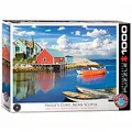 Produktbild: eurographics Puzzle - Fischerhütten in Peggys Cove Nova Scotia - 1000 Teile 301041