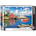 Produktbild: Eurographics Puzzle Fischerhütten in Peggy's Cove Nova Scotia 1000 Teile 1000 Te