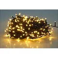 Produktbild: Led Weihnachts Lichterkette Warm Weiß - 3 M / 40 Led - Garten Deko Beleuchtung Mit Netzstecker Strom Betrieben Für Den Außenbereich