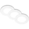 Produktbild: Briloner 3er Set LED Einbaustrahler Neutralweißes Licht flach Weiß