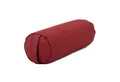 Produktbild: bodhi Yoga Bolster Yoga Bolster gemustert, 65 x Ø 22 cm Mayuri, dunkelrot, Dinkel