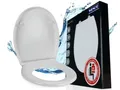 Produktbild: Wenko WC Sitz Toiletten Deckel GUBBIO weiß Kunststoff 44 x 37 cm