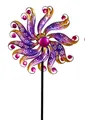 Produktbild: Windrad Gartenstecker COLORFUL BLÜTE H. 120cm D. 30cm Formano Garten S25