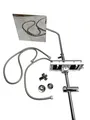 Produktbild: Wandmontiertes Duschset JOHO ‎E3030 silber