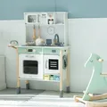 Produktbild: Mamabrum Kinderküche aus Holz mit Waschmaschine Geschirrspüler Licht und Ton