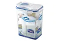Produktbild: LOCK & LOCK Schüttbox, Vorratsbox, Vorratsdose, 1,8 Liter rechteckig, Kunststoff transparent, 151 x 108 x 190 mm