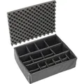 Produktbild: PELI 1605 Set gepolsterte Trennwände und Noppenschaum für Deckel, Original Protector Case Zubehör, Kompatibel 1600 Koffer, Farbe: Schwarz