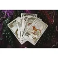 Produktbild: Ätherische Visionen - Das illuminierte Tarot, Tarotkarten + Booklet dekorative Box und Karten mit Goldprägung und Booklet, 48 Seiten