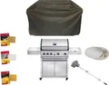 Produktbild: Gasgrill Grandhall ELITE G5 Trolley Grillpaket 26 kW Grill Gas Gartenkamin BBQ