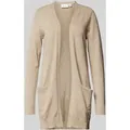 Produktbild: Vila Strickcardigan mit Eingrifftaschen Modell 'VIRIL' in Sand, Größe M