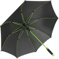 Produktbild: iX-brella XXL Stockschirm Fiberglas Golf Automatik Schwarz - Grün