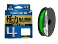 Produktbild: SHIMANO Kairiki 4, Geflochtene Angelschnur, 4-Fach, 150m, 0,13mm, 10,0lb, 7,4kg, Mantisgrün, LDM54TE1013015G