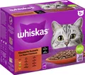 Produktbild: Whiskas Multipack klassische Auswahl in Sauce Katzenfutter 12 x 85 g