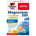 Produktbild: Queisser Pharma GmbH & Co. KG DOPPELHERZ Magnesium 500+Calcium+Kalium Tabletten 232 g 18710541
