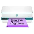 Produktbild: HP ENVY 6122e Wireless All-in-One Farbe Drucker, Instant Ink; Fotodruck, Thermal Inkjet, Farbdruck, 4800 x 1200 DPI, Farbkopieren, A4, Weiß - Weiß