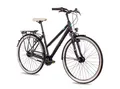 Produktbild: Airtracks Cityrad Damen City Fahrrad 28 Zoll CI.2820L, 7 Gang SHIMANO NEXUS Schaltwerk, Nabenschaltung, Schwarz Matt - Rahmenhöhen 48 cm und 52 cm » Modeljahr 2025