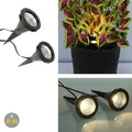 Produktbild: LED Pflanzenstrahler Jasmin 2er Set Kunststoff je 1,5W 75lm 2700K - Schwarz