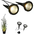Produktbild: Dapo® 2x LED-Pflanzen-Strahler JASMIN Handschalter LED-Spot-Blumen-Zimmerpflanzen-Blumenkübel-Blumentopf-Spotlight Dekorations-Stimmungs-indirekter-Spot