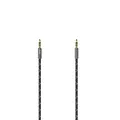 Produktbild: Hama Audio-Kabel, 3,5-mm-Klinken-St. - St., Stereo, Metall, vergoldet, 1,5 m