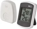 Produktbild: EMOS E0042 Thermometer, digital, drathlos, 100m Reichweite, weiß/grau
