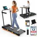 Produktbild: FunLife F4 Laufband klappbar(Upgrade)–4-in-1 Walking Pad mit 7% Steigung, App-Steuerung&Dual-Griffen, leise für Zuhause & Büro, Senioren geeignet,blau